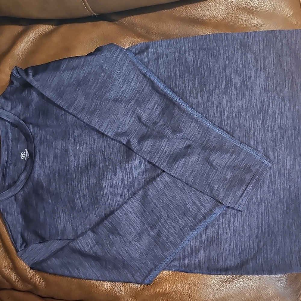 Champion, Navy Blue, Long Sleeve, 100% Polyester, Kids, Medium (8/10)